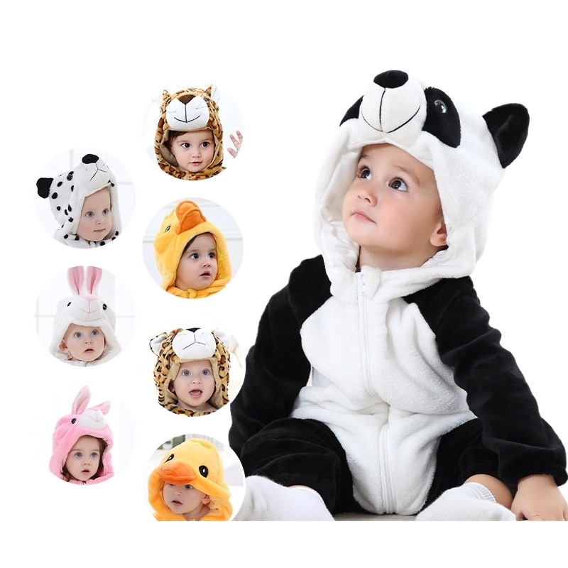 Baby Products Rabbit - New Cartoon Flannel Baby Rompers Unicorn