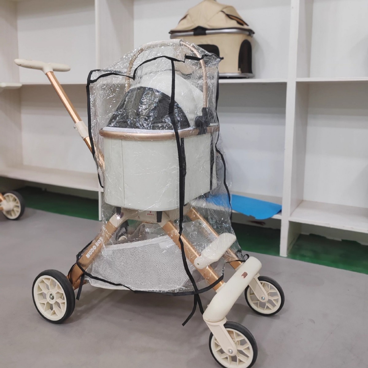 Universal Pet Stroller Rainpro - đánh giá và giá Stroller Rain Cover