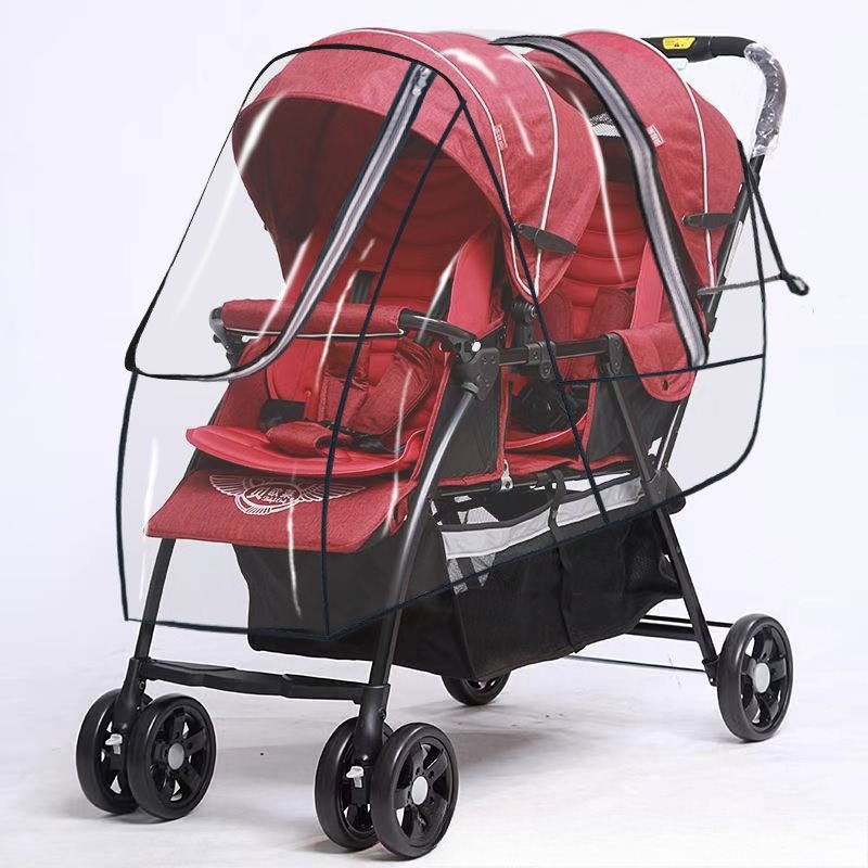Twin Stroller Rain Cover Doubl - đánh giá và giá Stroller Rain Cover