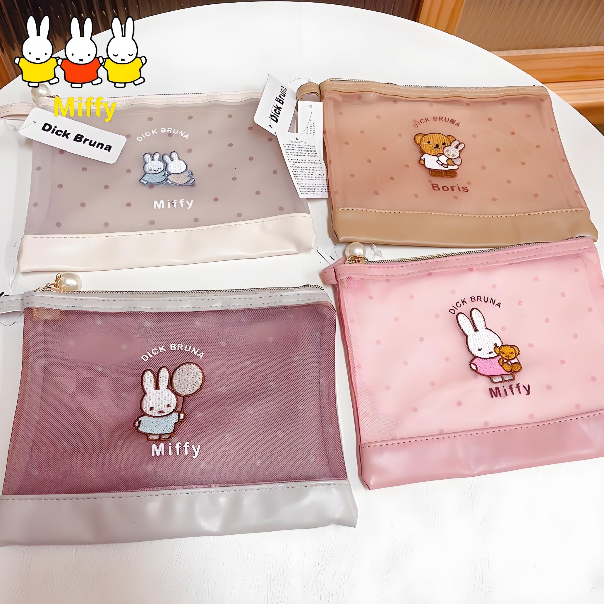 Kawai Miffy Rabbit Makeup Bag  - đánh giá và giá Baby Products Rabbit