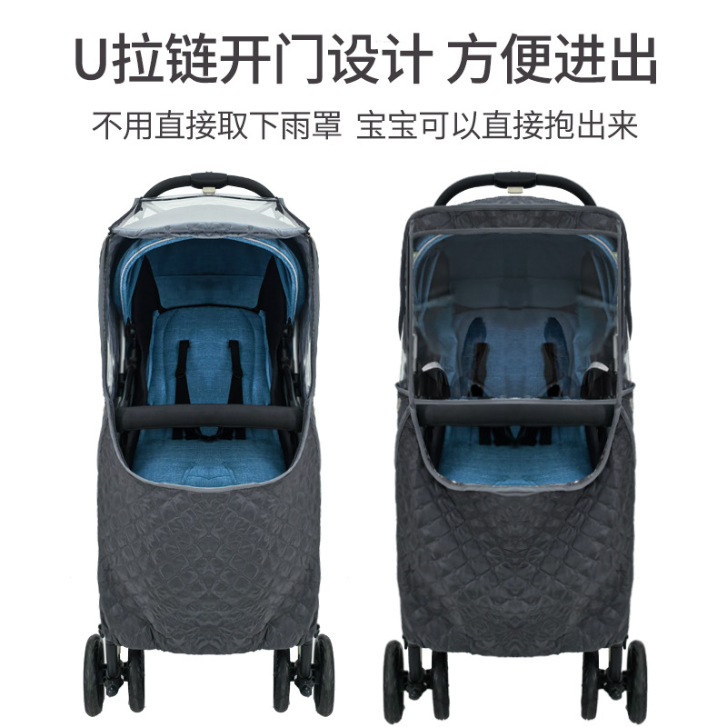 Rain Cover Baby Carriage Winds - đánh giá và giá Stroller Rain Cover