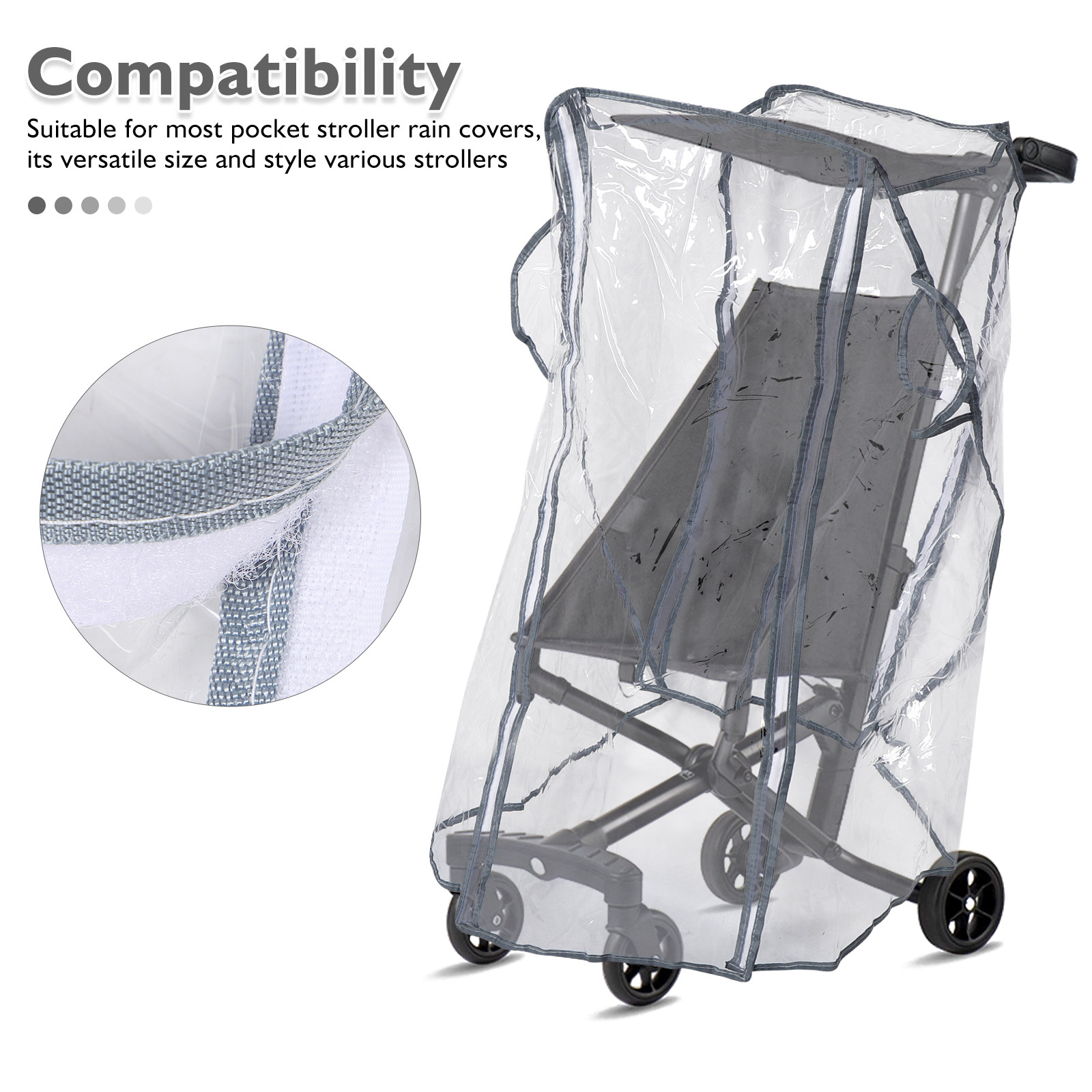 Eva Stroller Rain Cover Transp - đánh giá và giá Stroller Rain Cover